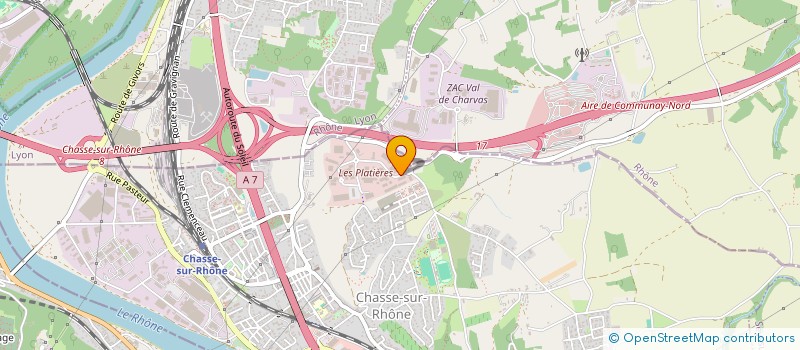 localisation de l'entreprise BRIAS FUHRMANN IMMOBILIER  CHASSE-SUR-RHONE