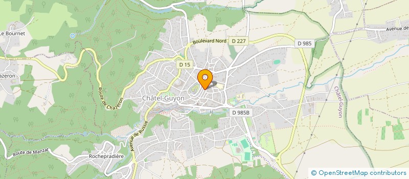 localisation de l'entreprise BRIATTE  CHATEL-GUYON