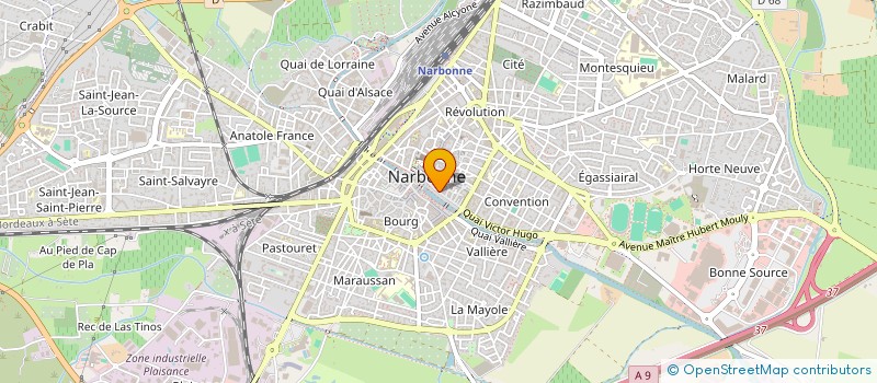 localisation de l'entreprise BRIATTE D'ANNA SARL  NARBONNE