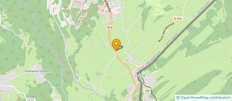 localisation de l'entreprise BRIAU  LES ROUSSES