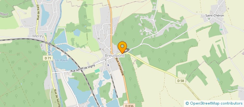 localisation de l'entreprise BRIAVOINE DIAS SARL  BREUILPONT