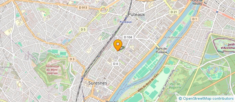 localisation de l'entreprise BRIBAS à SURESNES