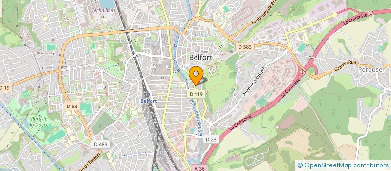 localisation de l'entreprise BRIBAT SARL à BELFORT
