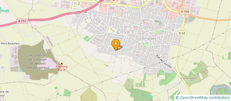 localisation de l'entreprise BRIBRAMINES  LEMPDES