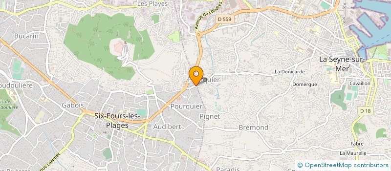 localisation de l'entreprise BRIC A BRAC MERVEILLEUX à SIX-FOURS-LES-PLAGES