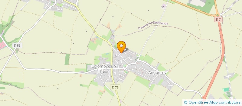 localisation de l'entreprise BRIC ANTOINE MENNECY à COLOMBY-ANGUERNY