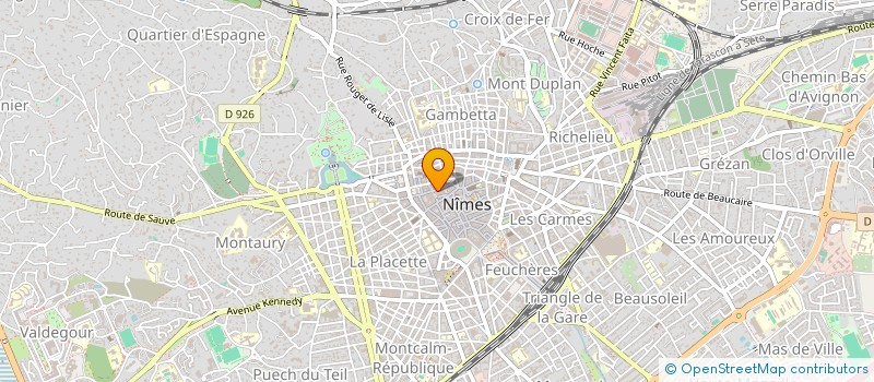 localisation de l'entreprise BRIC BAZAR  NIMES