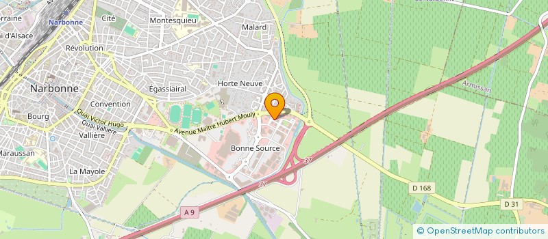 localisation de l'entreprise BRIC - EXPERTISE  NARBONNE