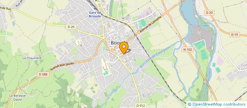 localisation de l'entreprise BRIC'OUTILS à BRIOUDE