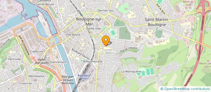 localisation de l'entreprise BRICAL  BOULOGNE-SUR-MER