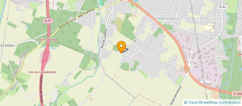 localisation de l'entreprise BRICARD VERNIERS à CHEVILLON-SUR-HUILLARD