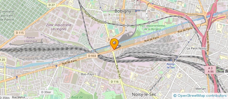 localisation de l'entreprise BRICE AND CO à BOBIGNY