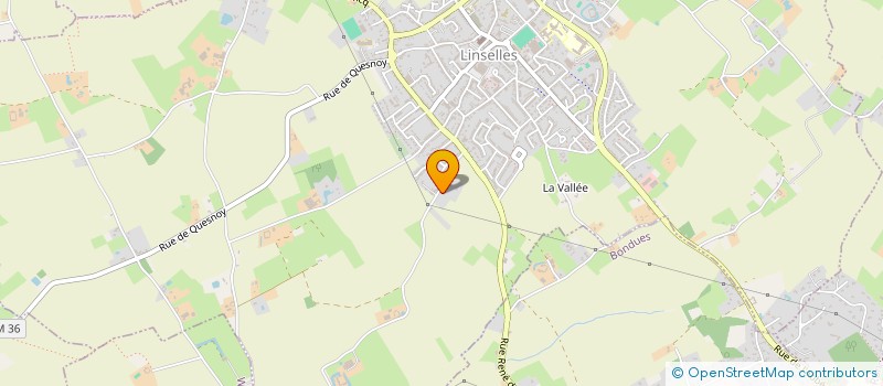 localisation de l'entreprise BRICE COSTENOBLE à LINSELLES
