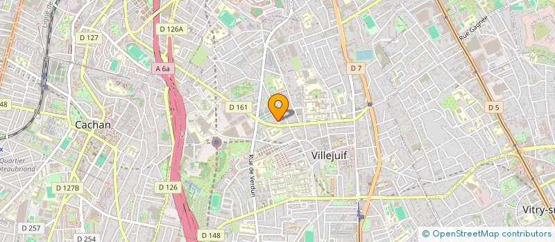 localisation de l'entreprise BRICE DE MARGERIE CONSEIL  VILLEJUIF