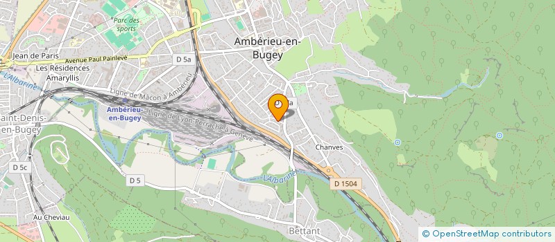 localisation de l'entreprise BRICE ELEC à AMBERIEU-EN-BUGEY