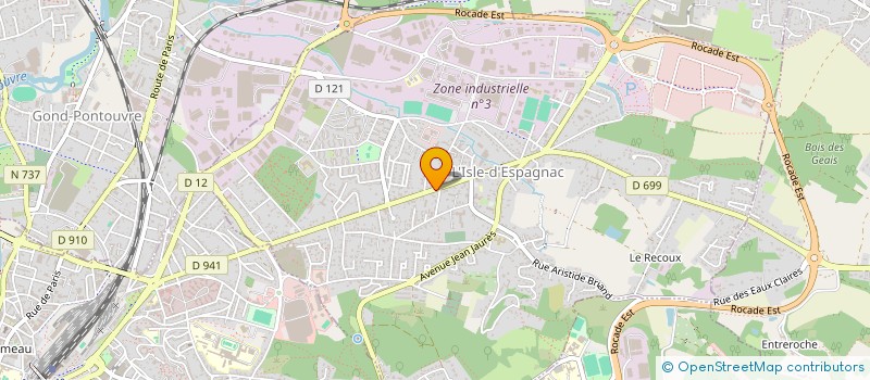 localisation de l'entreprise BRICE ESTIEUX INVESTISSEMENT  L'ISLE-D'ESPAGNAC