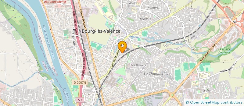 localisation de l'entreprise BRICE FLOLY  BOURG-LES-VALENCE