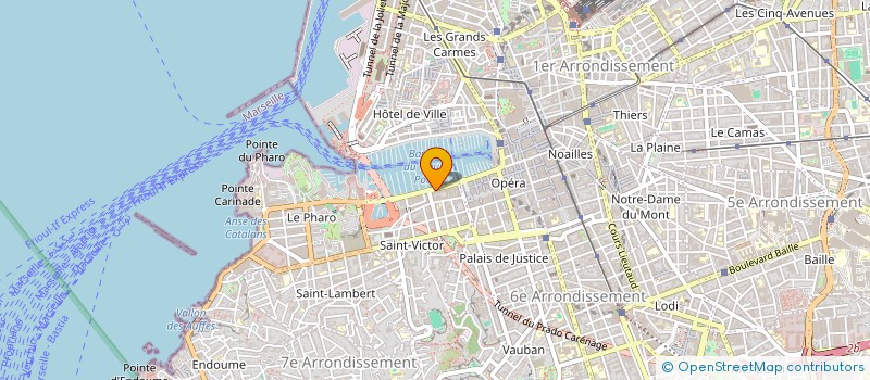 localisation de l'entreprise BRICE MAINTENANCE SERVICES à MARSEILLE