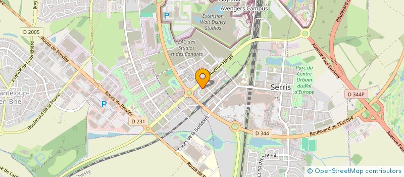 localisation de l'entreprise BRICE MARITIME SERVICES à MAGNY-LE-HONGRE