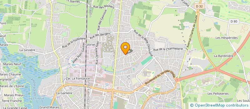 localisation de l'entreprise BRICE NAULEAU CHANTAL à LES SABLES D'OLONNE