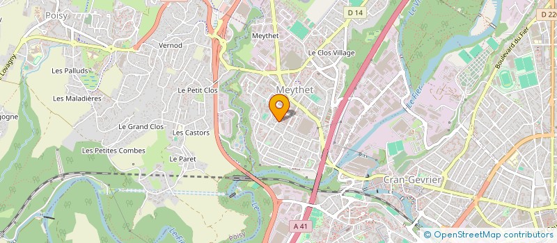 localisation de l'entreprise BRICE NOEL à ANNECY