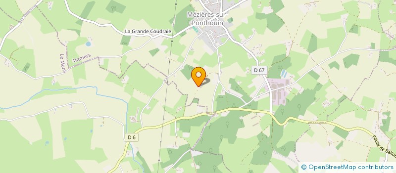 localisation de l'entreprise BRICE NOEL  MEZIERES-SUR-PONTHOUIN