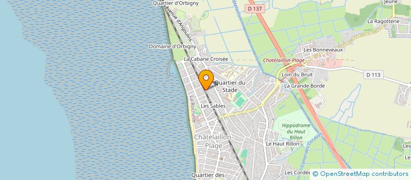 localisation de l'entreprise BRICE PAUL CARRELAGE  CHATELAILLON-PLAGE