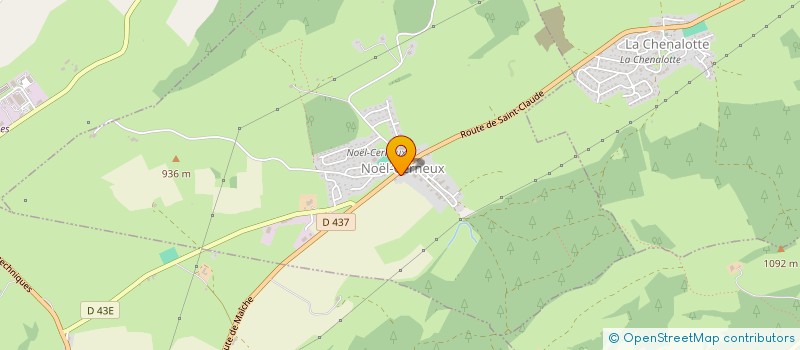 localisation de l'entreprise BRICED  NOEL-CERNEUX