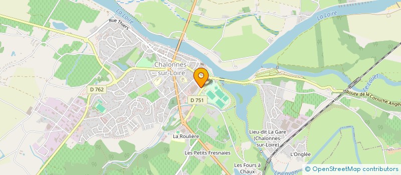 localisation de l'entreprise BRICHADIS à CHALONNES-SUR-LOIRE