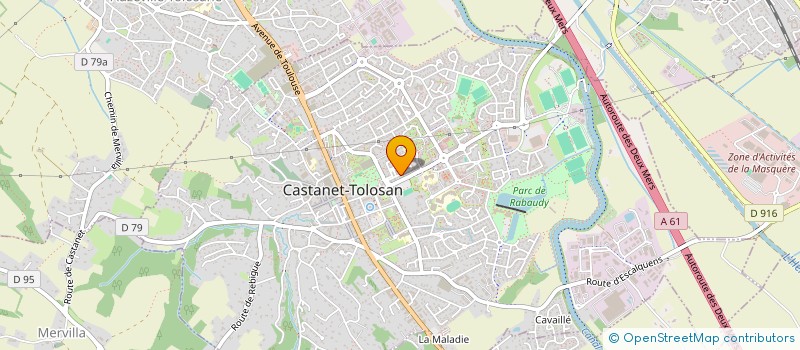 localisation de l'entreprise BRICHARD à CASTANET-TOLOSAN