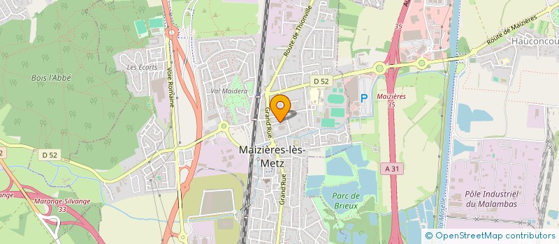 localisation de l'entreprise BRICHESI  MAIZIERES-LES-METZ