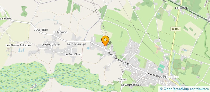 localisation de l'entreprise BRICHET  LA CHAPELLE-LAUNAY