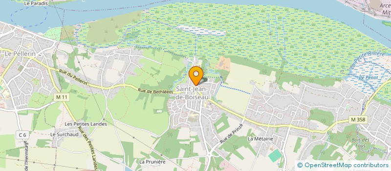 localisation de l'entreprise BRICHETON  SAINT-JEAN-DE-BOISEAU