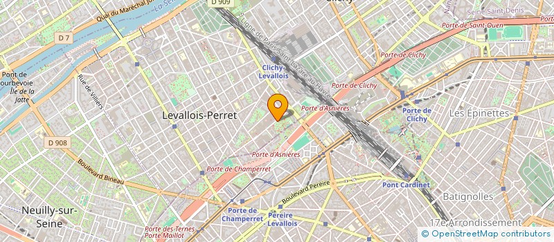 localisation de l'entreprise BRICHLOMAR à LEVALLOIS-PERRET