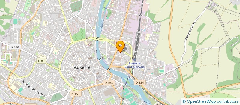 localisation de l'entreprise BRICIM  AUXERRE