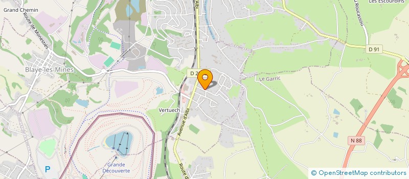 localisation de l'entreprise BRICK  BLAYE-LES-MINES