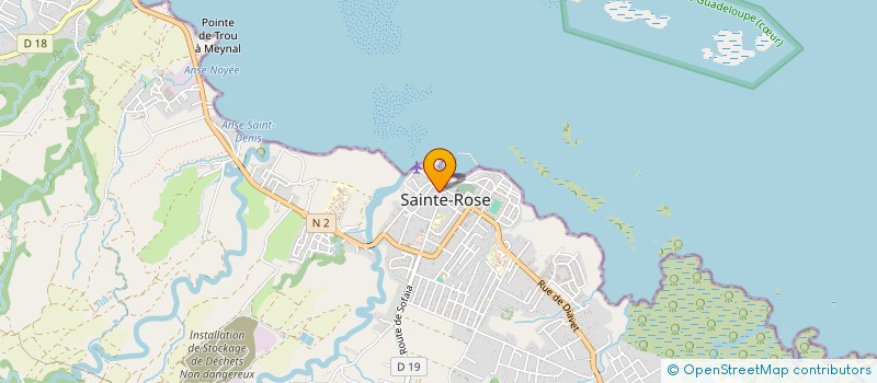 localisation de l'entreprise BRICK A BRACK EVASION  SAINTE ROSE