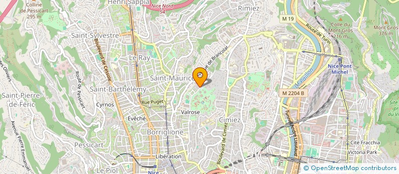 localisation de l'entreprise BRICK DOREE à NICE