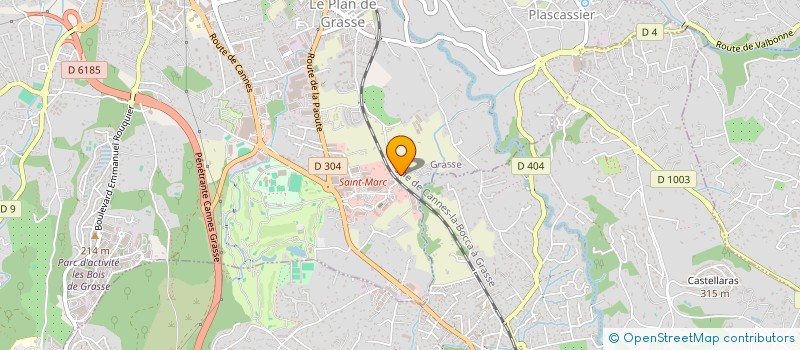 localisation de l'entreprise BRICKADA à GRASSE