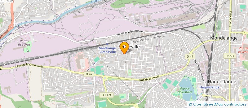 localisation de l'entreprise BRICKS AA (BRICKS ATELIER D'ARCHITECTURE)  AMNEVILLE