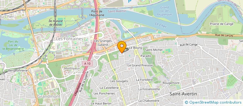 localisation de l'entreprise BRICKS & BROS  SAINT-AVERTIN