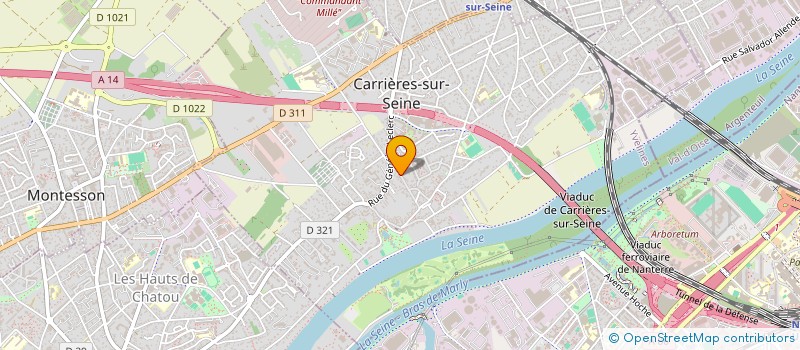 localisation de l'entreprise BRICKS IT  CARRIERES-SUR-SEINE
