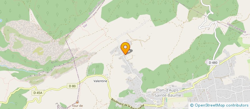 localisation de l'entreprise BRICKWALL FORMA  PLAN-D'AUPS-SAINTE-BAUME