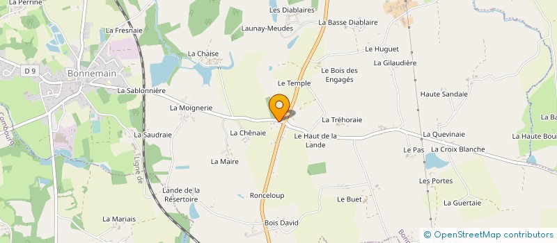 localisation de l'entreprise BRICLOT FRANCK  BONNEMAIN