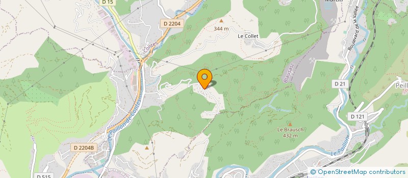 localisation de l'entreprise BRICO 06 SERVICES  BLAUSASC