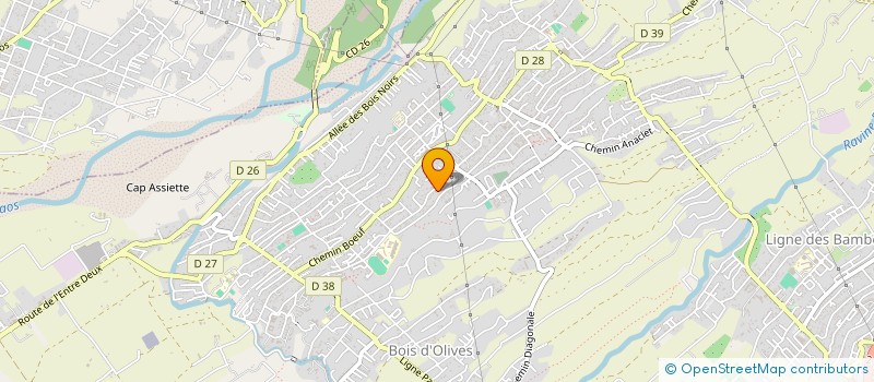 localisation de l'entreprise BRICO 400 à SAINT-PIERRE