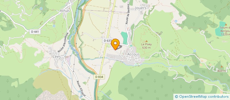 localisation de l'entreprise BRICO ASPOIS à ACCOUS