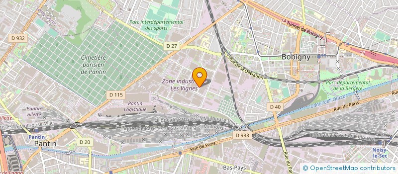 localisation de l'entreprise BRICO BAT à BOBIGNY