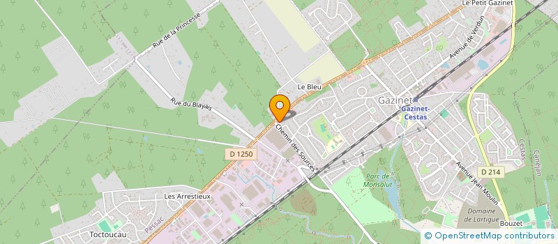 localisation de l'entreprise BRICO BATI JARDI SUD OUEST à CESTAS
