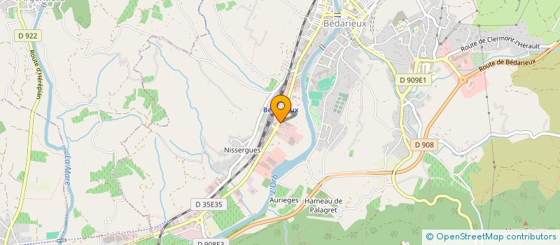 localisation de l'entreprise BRICO BEDARIEUX à BEDARIEUX